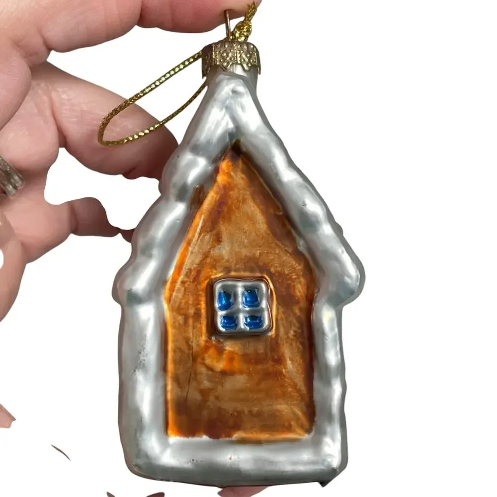 Thomas Pacconi Museum Series Gingerbread House Ornament Glass Christmas Retired